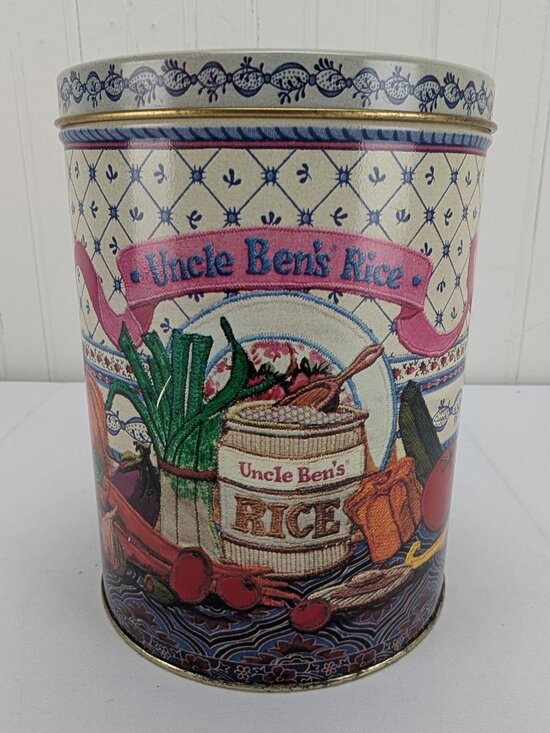 Uncle Ben s Storage Organization Uncle Bens Rice Metal Tin Uncle Ben s Storage Organization Uncle Bens Rice Metal Tin